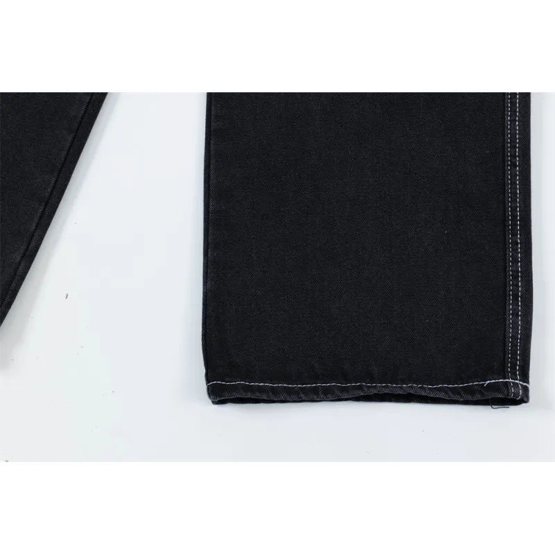 Fashion Punk Rock Cargo Jeans Men