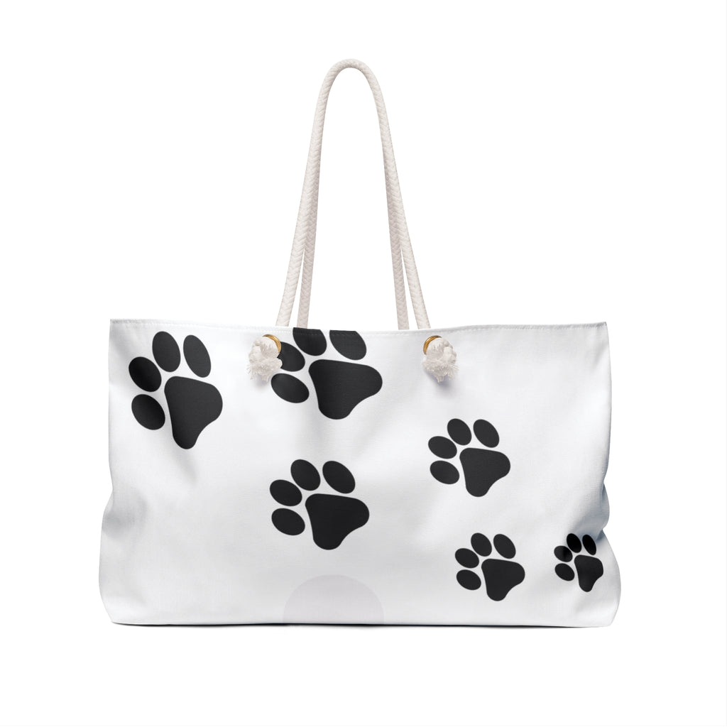 Paw Print Weekender Bag