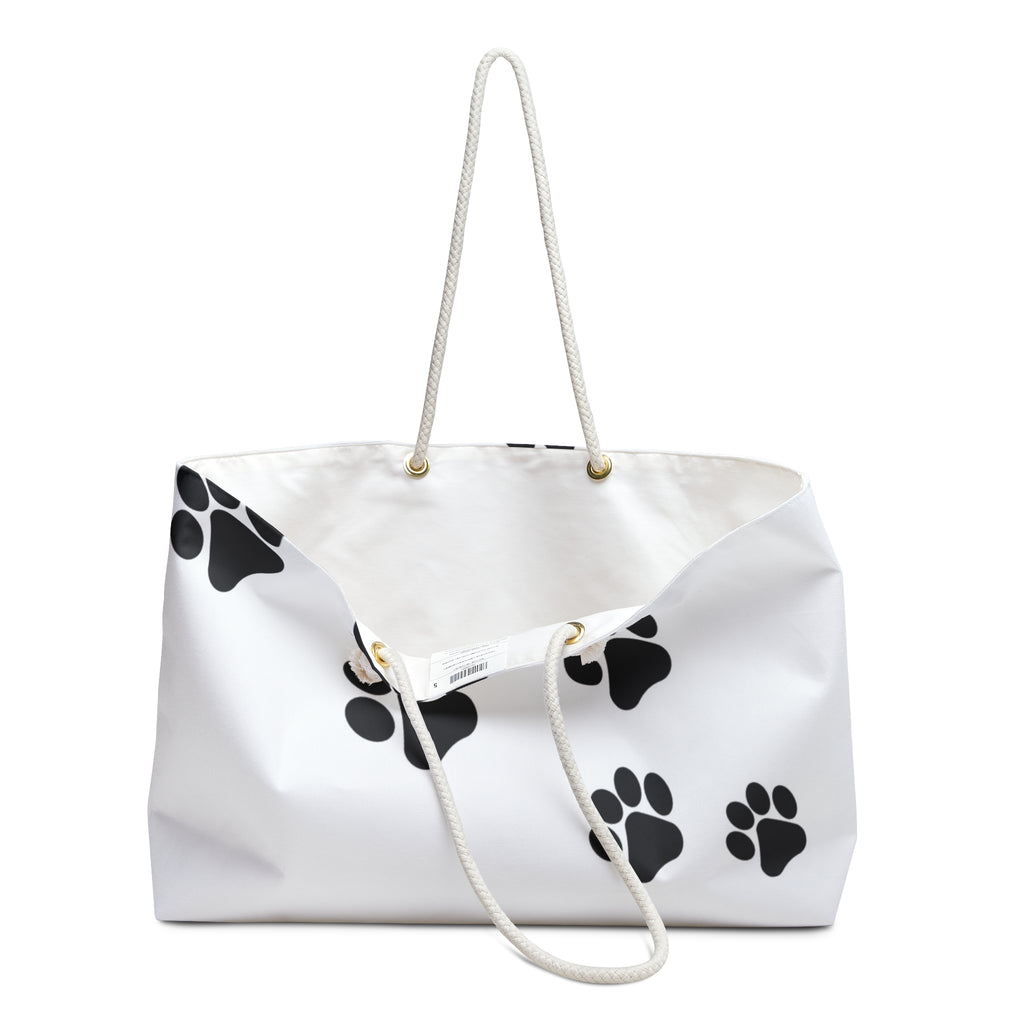 Paw Print Weekender Bag