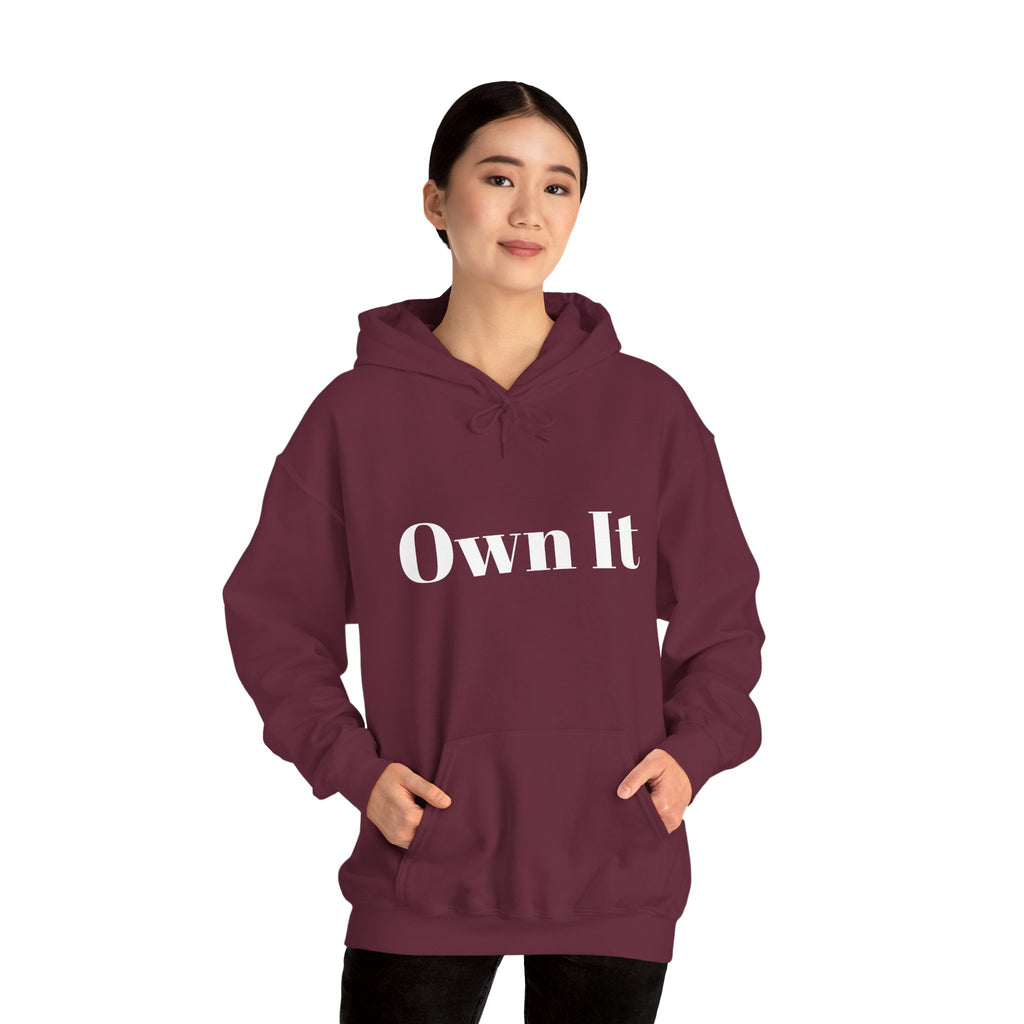 Own It Confident Woman Unisex Heavy Blend™ Hooded Sweatshirt
