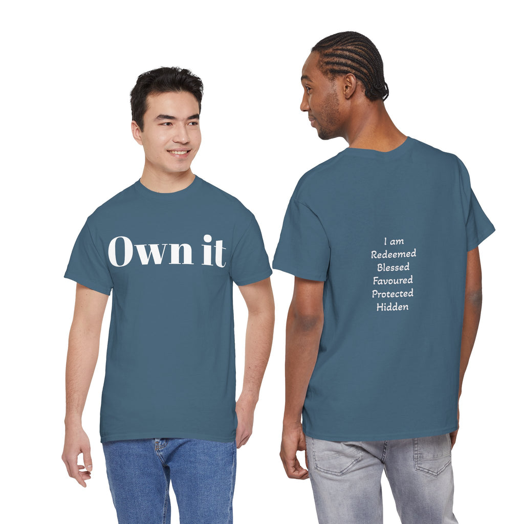 Own it Women Unisex Heavy Cotton Tee T shirt