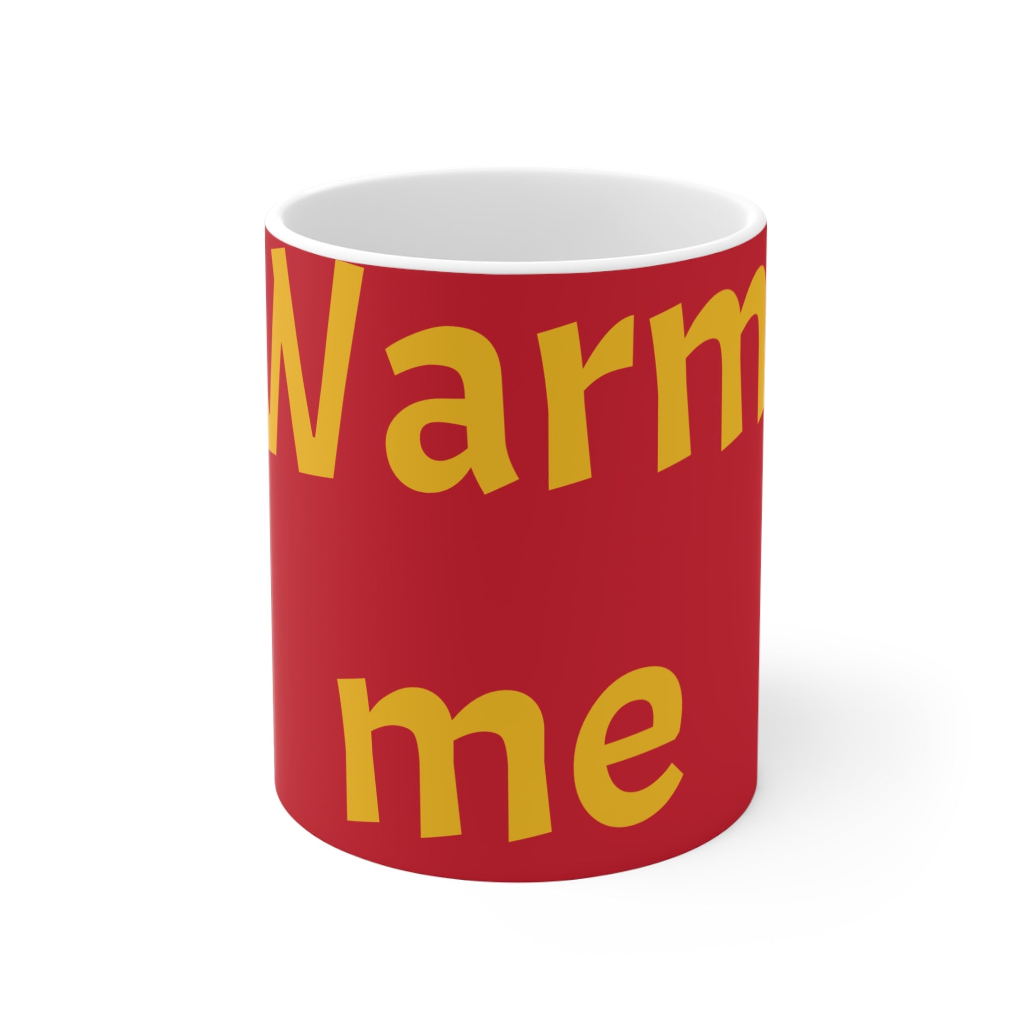 Red Warm me Mug 11oz