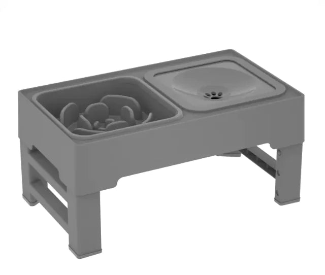 Adjustable Height Dog Feeding Bowls