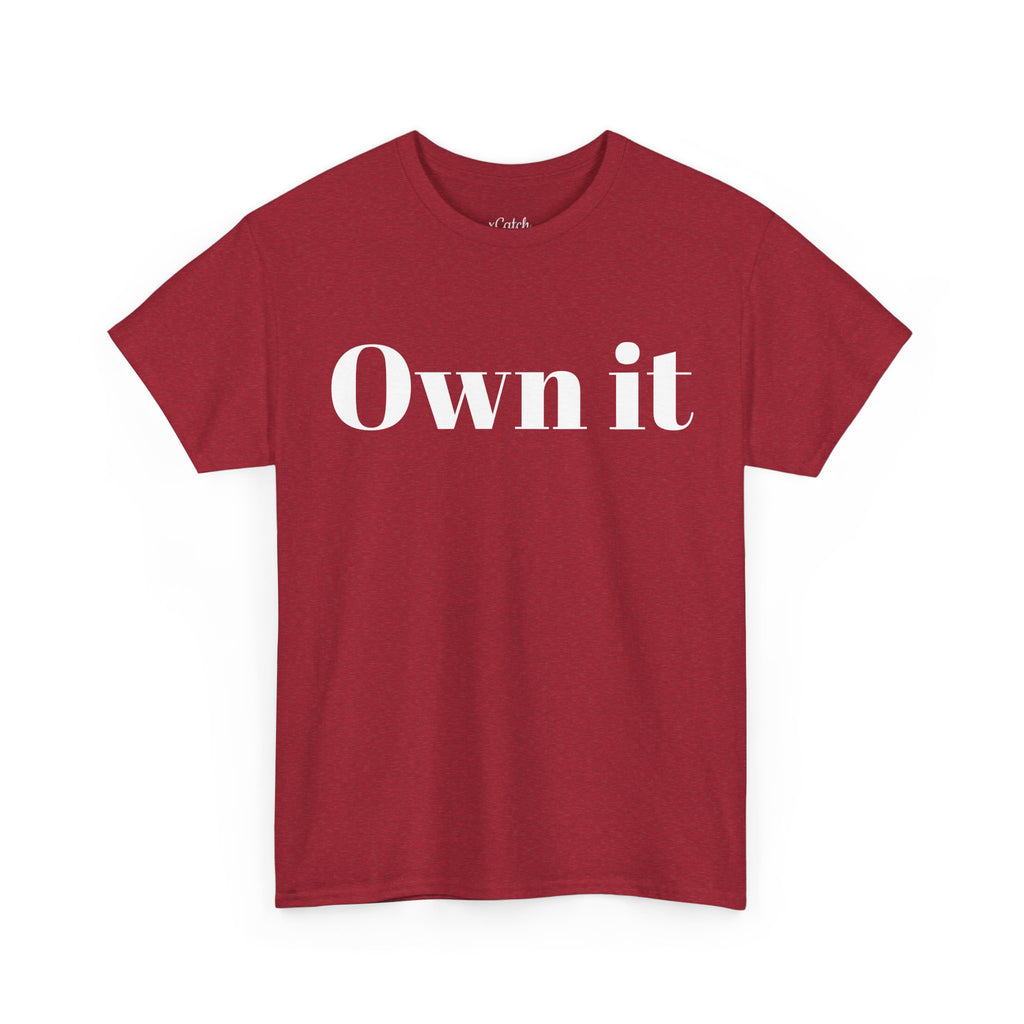 Own it 'Confident Woman' Unisex Heavy Cotton Tee T shirt