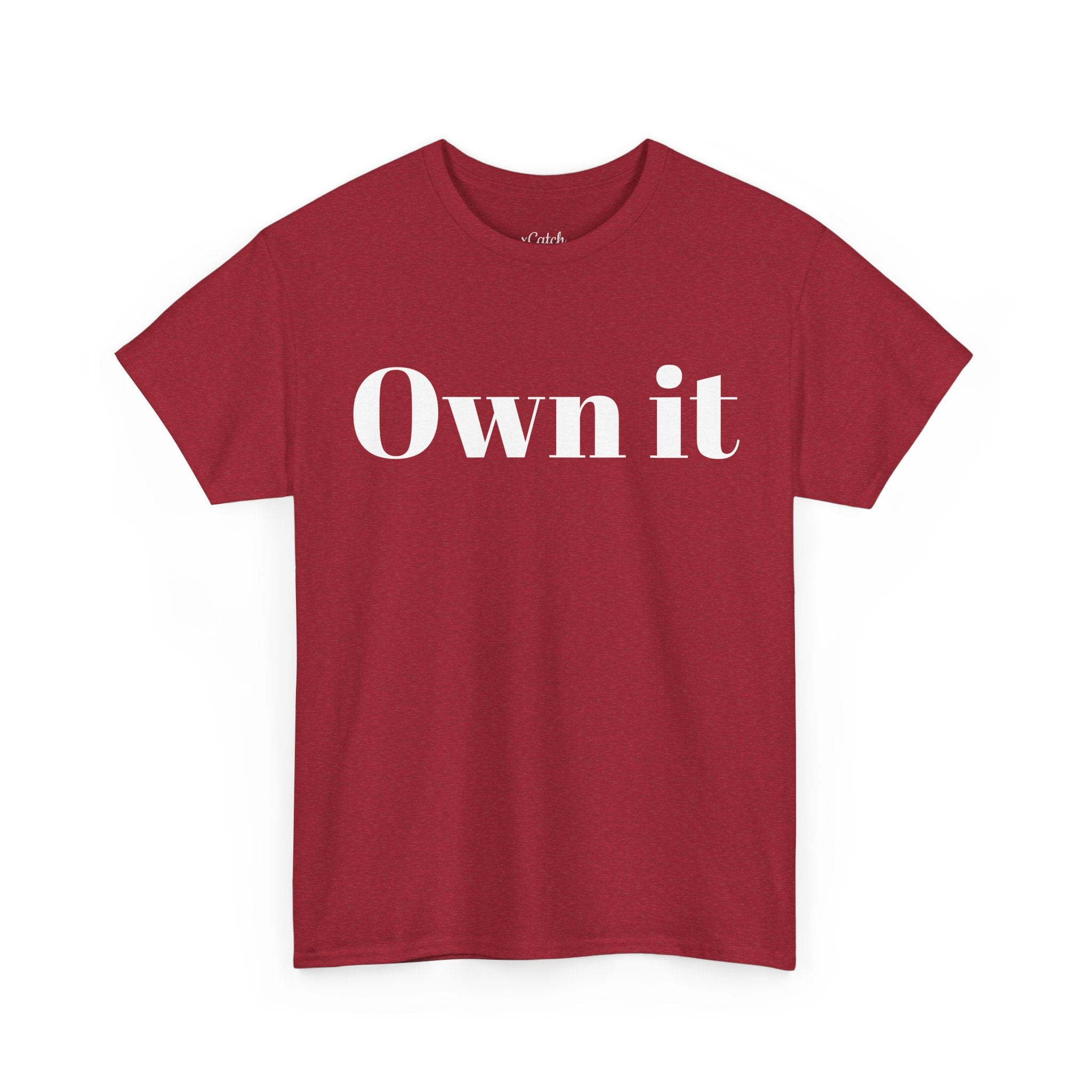 Own it 'Confident Woman' Unisex Heavy Cotton Tee T shirt