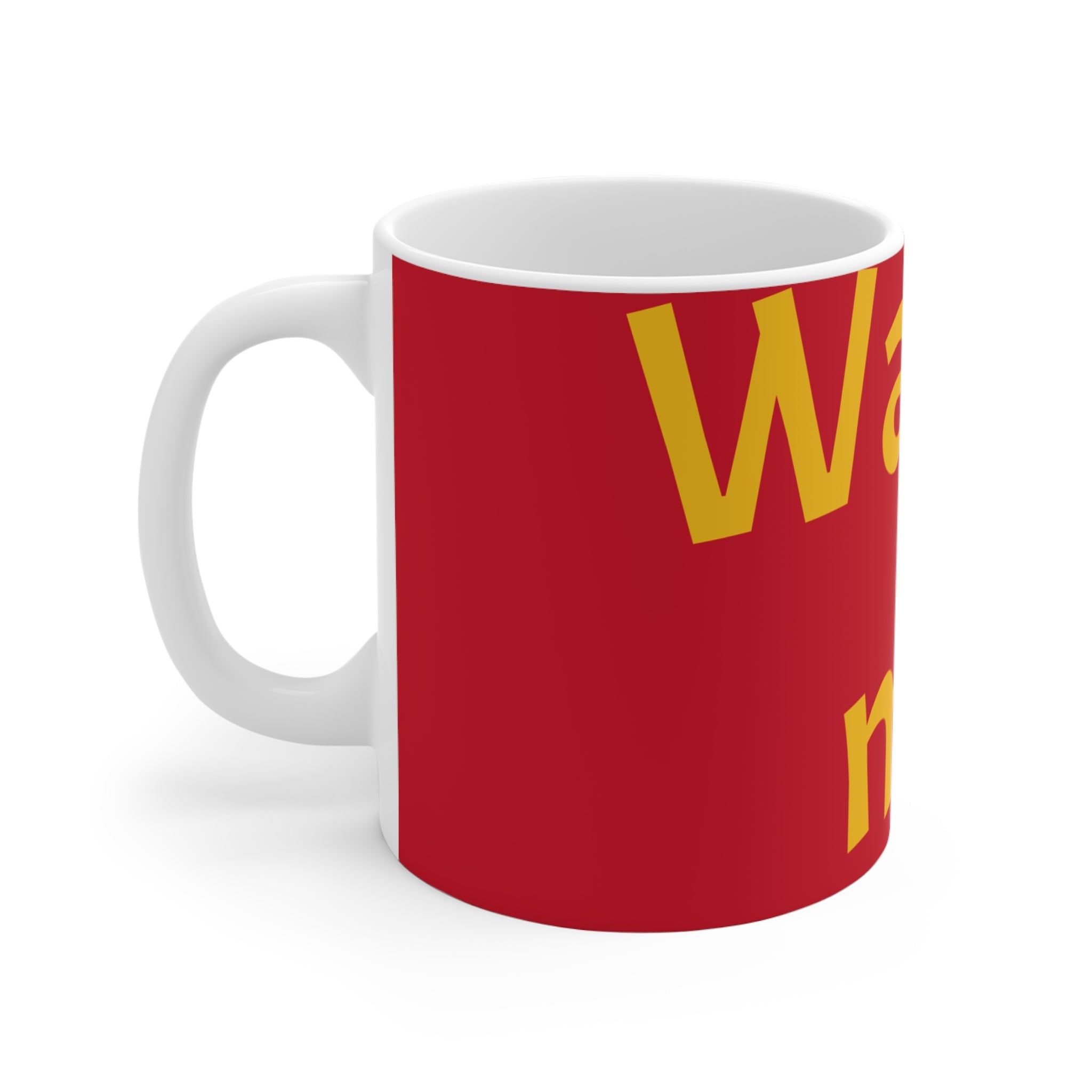 Red Warm me Mug 11oz