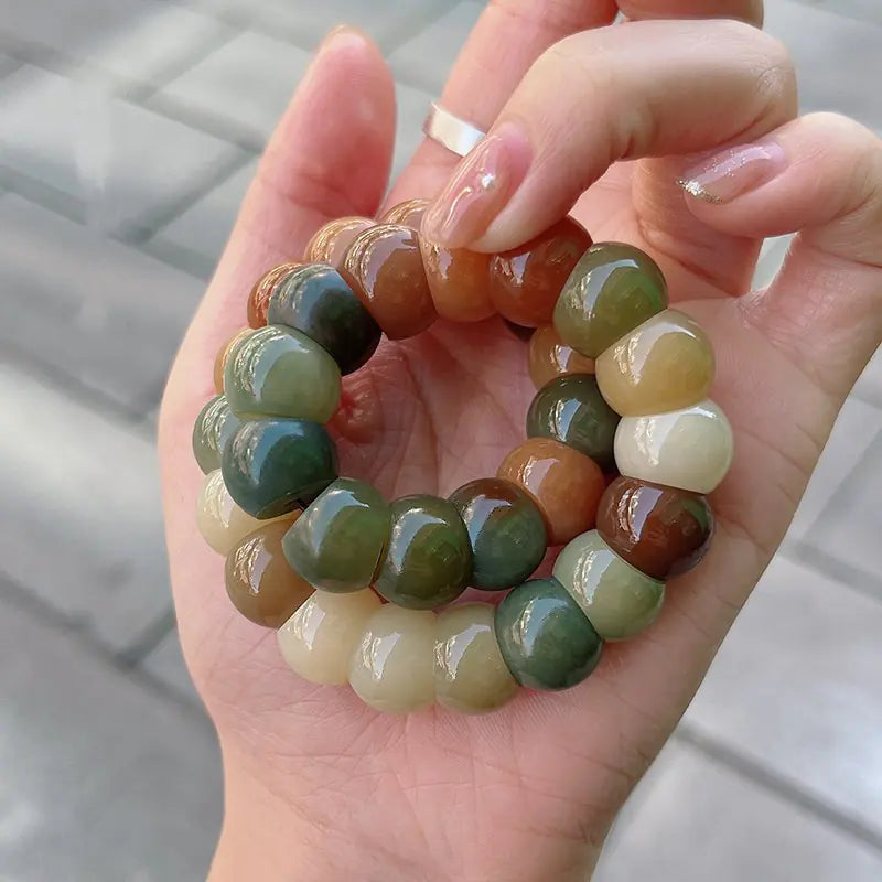 Natural Bodhi Root Finger Play Bracelet for Soft Touch