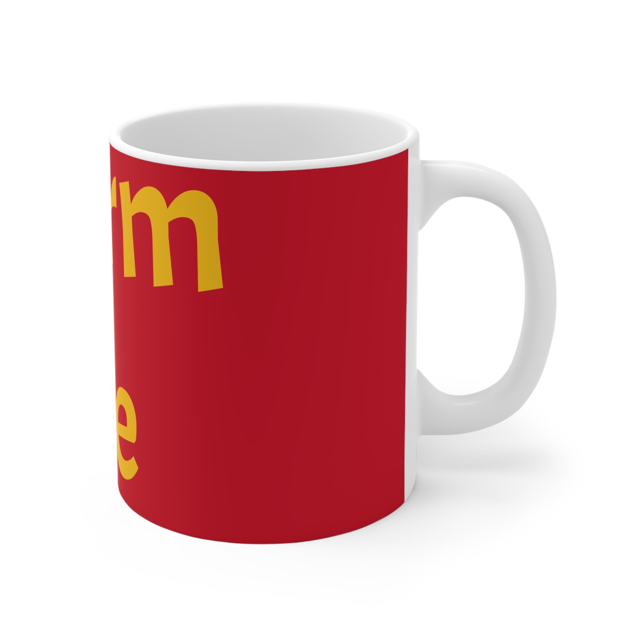 Red Warm me Mug 11oz