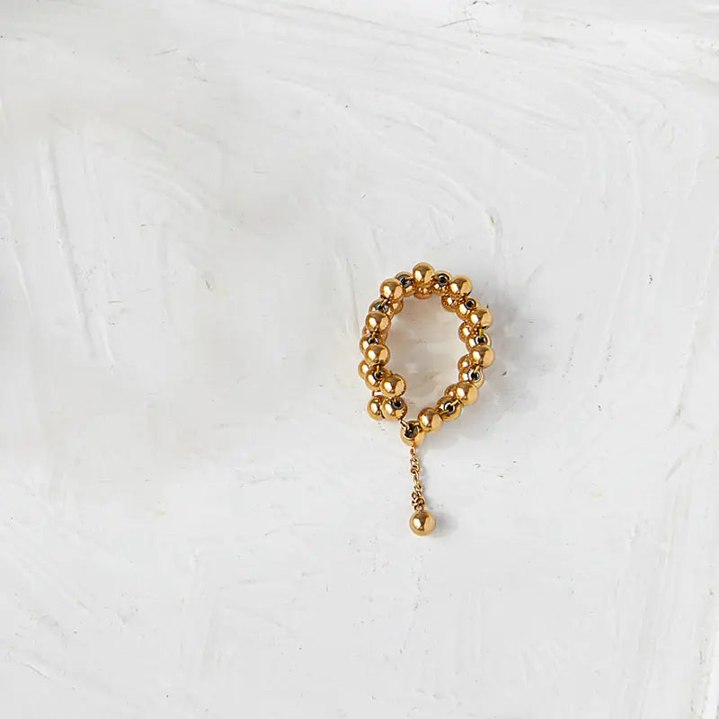 French Retro Multi-Layer Round Beads Bracelet for Women