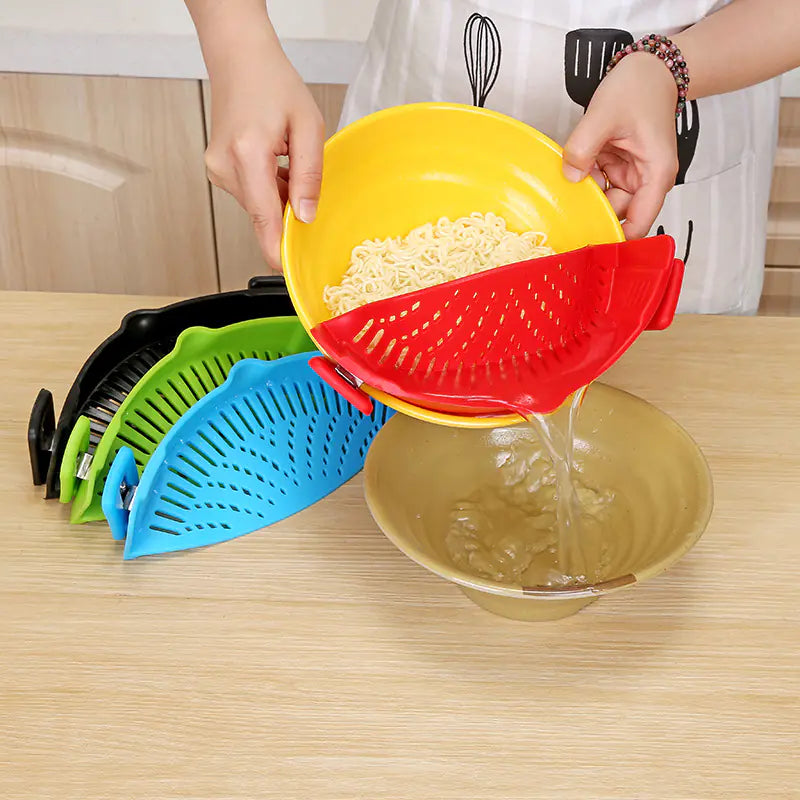 Kitchen Drain Rack, Vegetable Strainer, Leak-proof Design