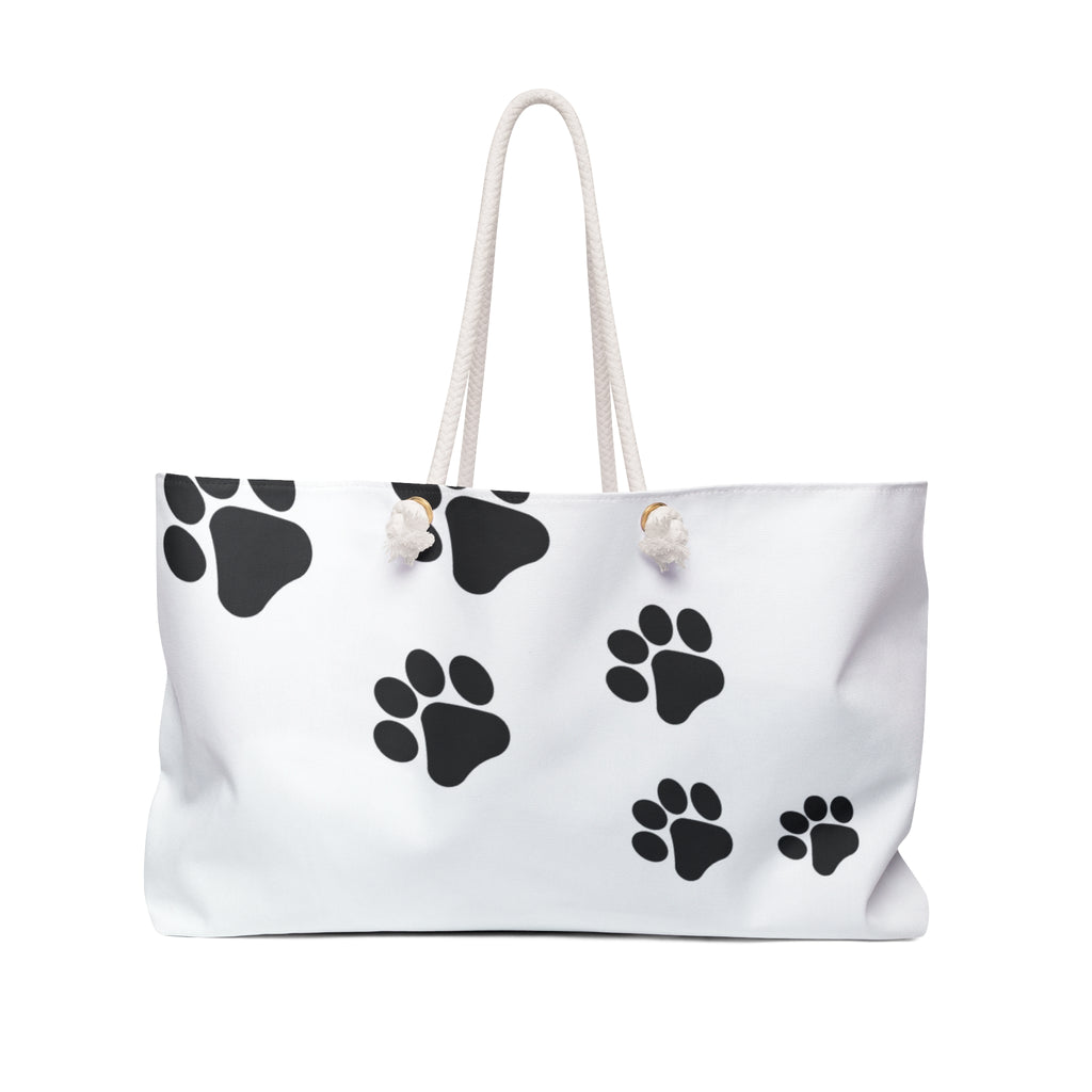 Paw Print Weekender Bag