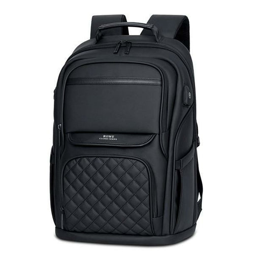 Elegant Black Business Backpack For Men