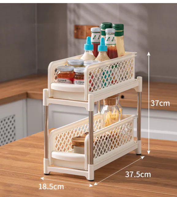 Bathroom and Kitchen Storage Rack Organizer