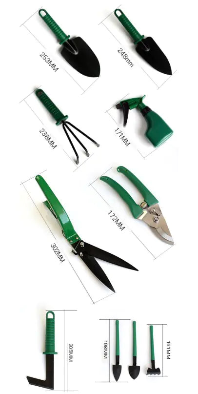 Gardening Tool Set for Planting and Potting Flowers