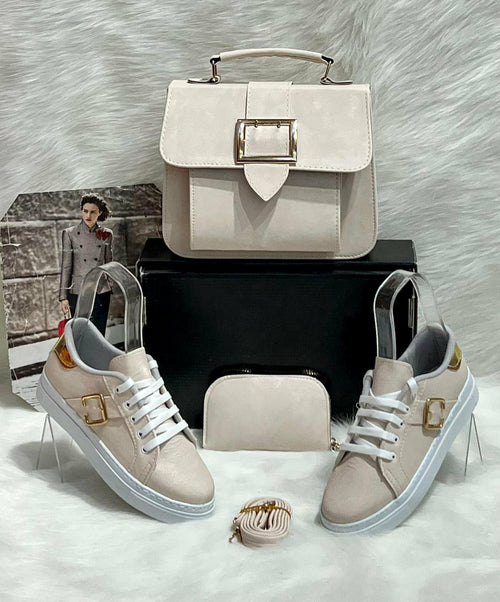Crossbody Bag Shoes Matching Set
