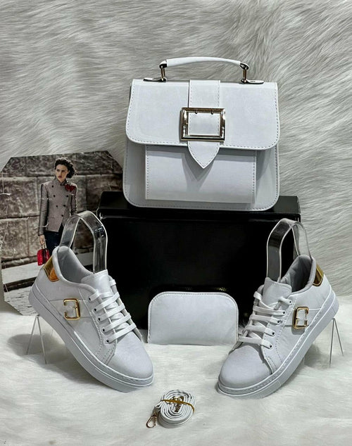 Crossbody Bag Shoes Matching Set