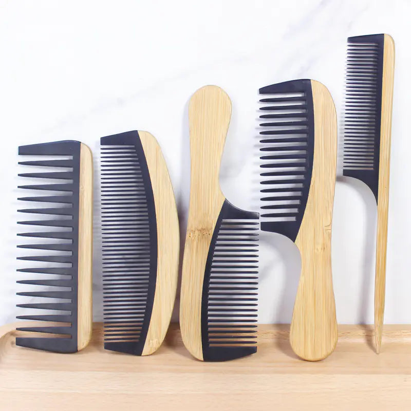 Bamboo Hair Comb for Women - Anti-Static Wooden Design