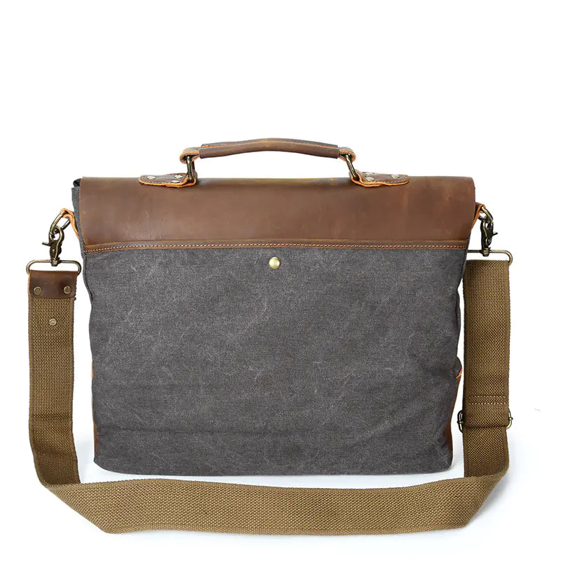 Canvas Crossbody Bag - Vintage Men's Bag