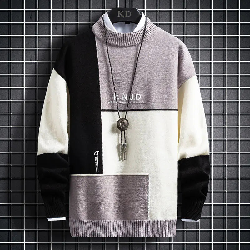Men's Fashion Loose Knit Sweater