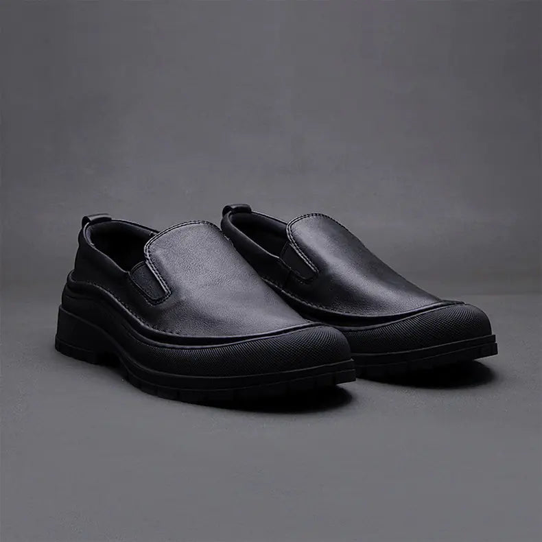 Casual Leather Driving Shoes for Men