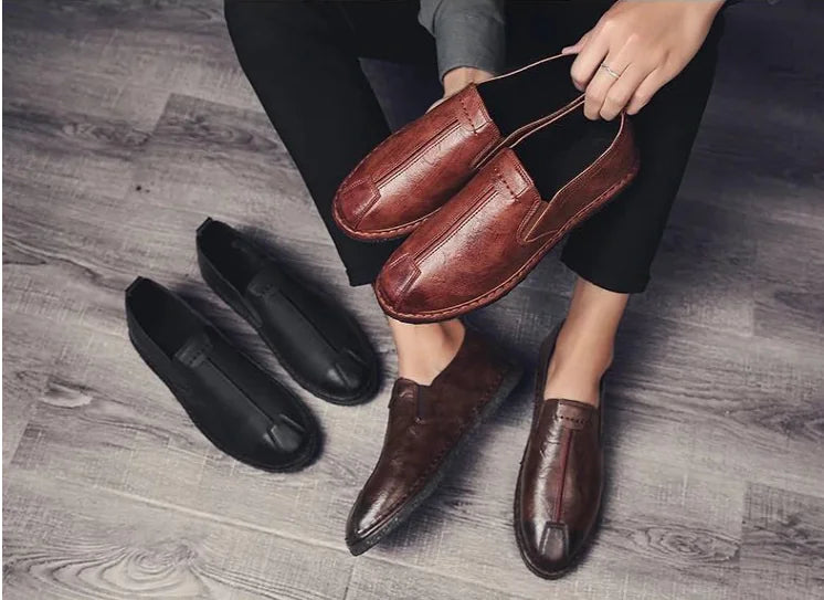 Stylish Spring Men's Slip-On Loafers for Casual Wear