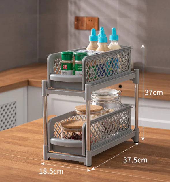 Bathroom and Kitchen Storage Rack Organizer