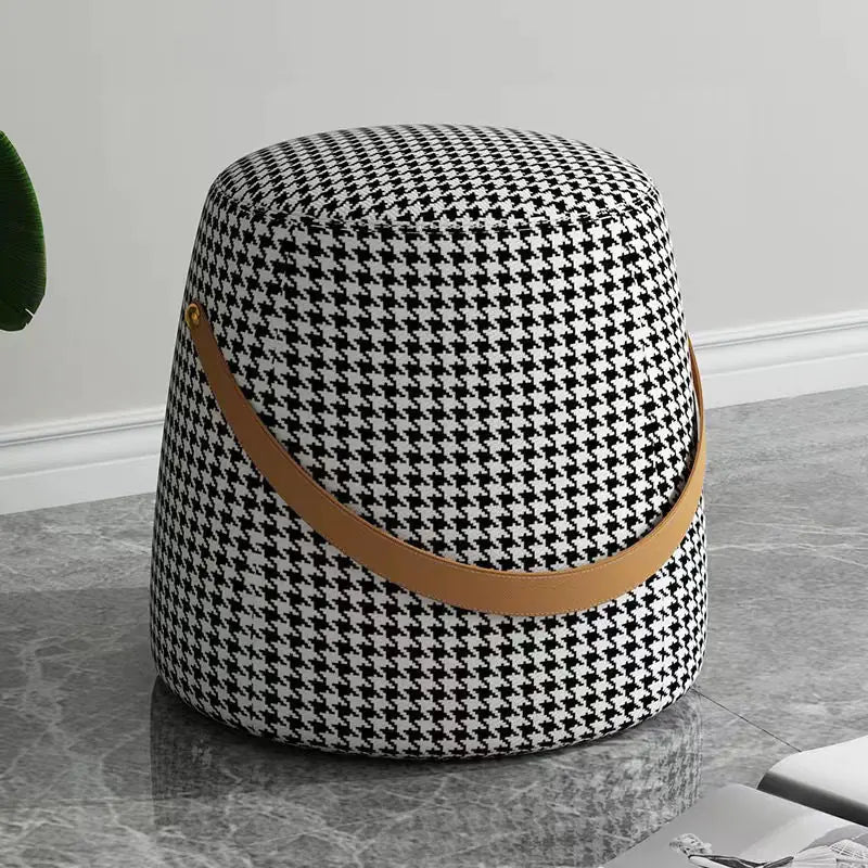 Creative Chair with Houndstooth Design for Living Room