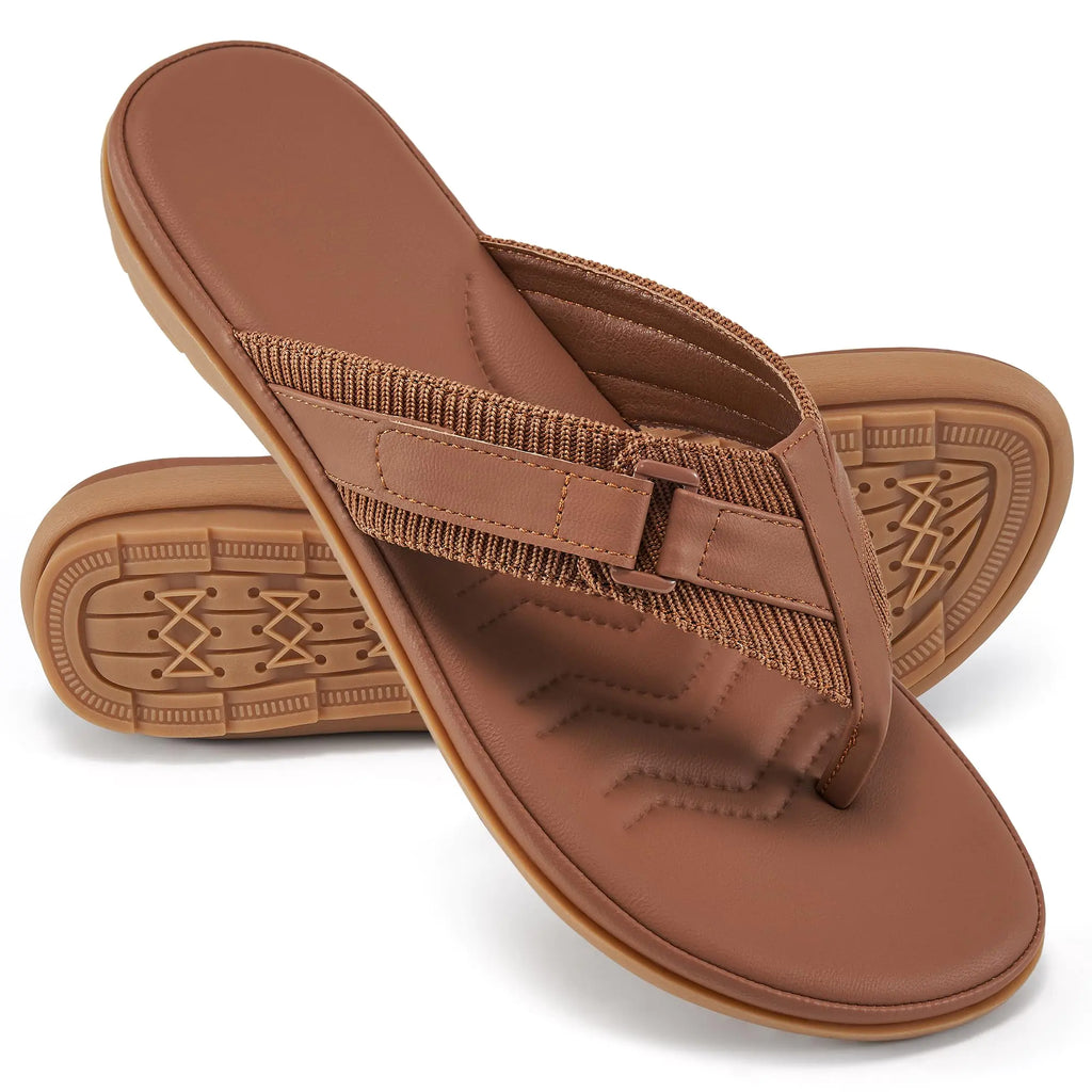 Aomigoct Flip Flops for Women Sandals: Dressy Comfortable Thong Sandals for Women Summer Beach Walking Flip Flops