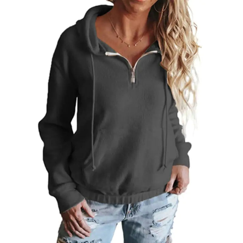 Silver Fox Hooded Pullover Jacket for Women