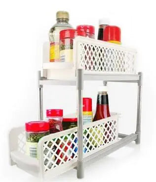 Bathroom and Kitchen Storage Rack Organizer