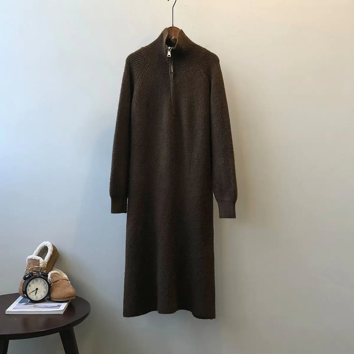 Acrylic Woolen Skirt for Women - Dress Base Ride