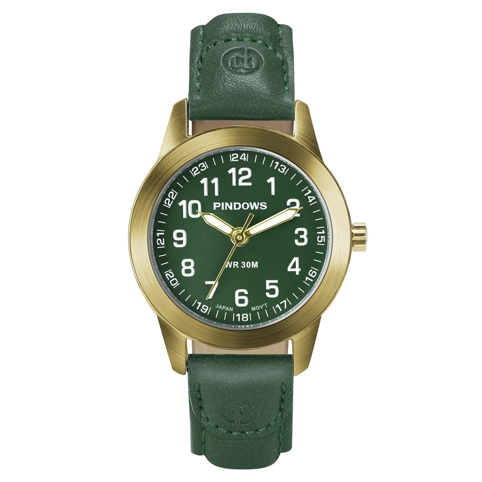 PINDOWS Watches for Women Classic Business Analog Quartz Small Ladies Watches 3ATM Waterproof Fashion Dress Watch with Easy-to-Read Luminous Dial