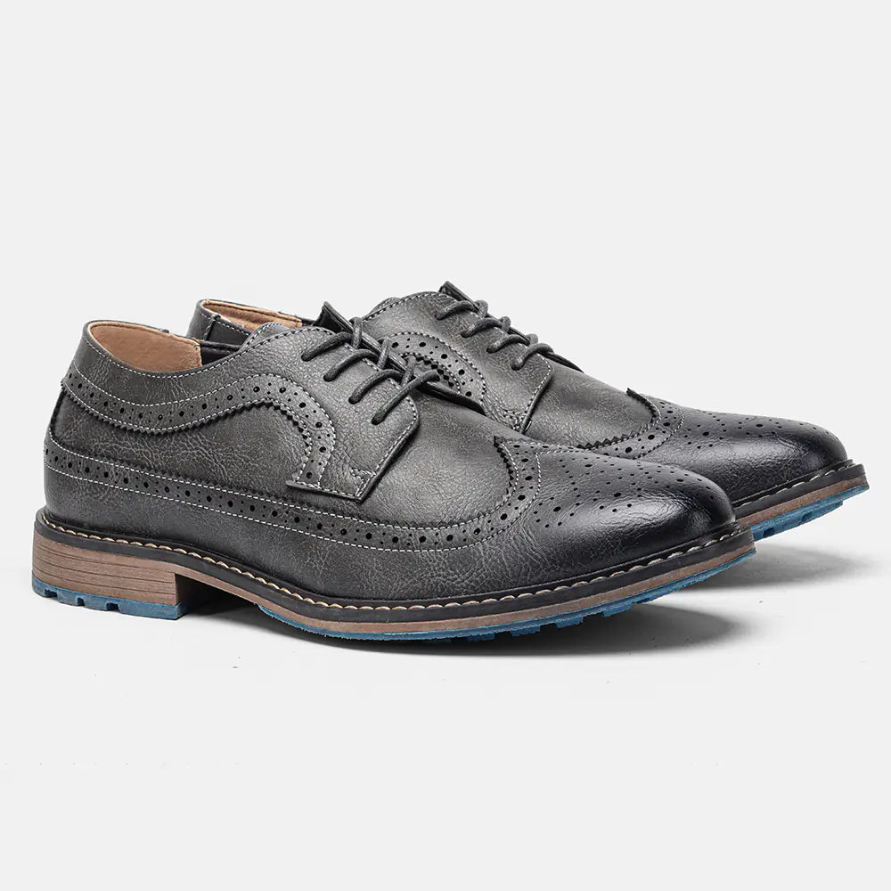 Vintage Brogue Shoes for Men