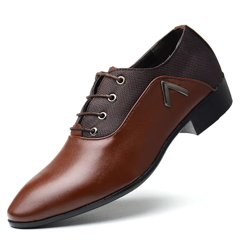 Men's Leather Shoes for Business Suit Wear