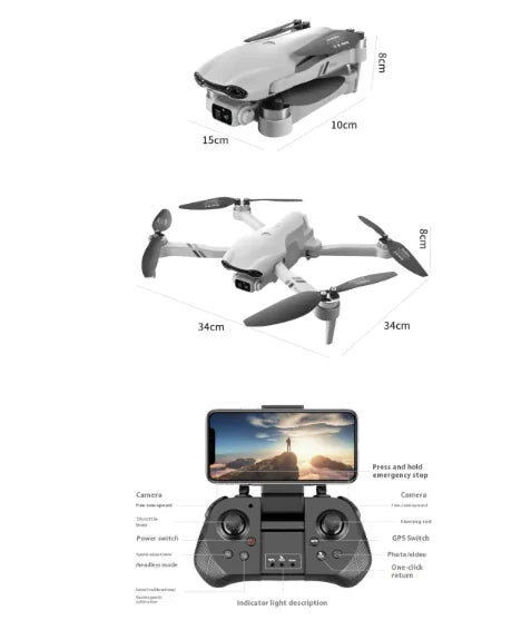 F10 Folding GPS Drone