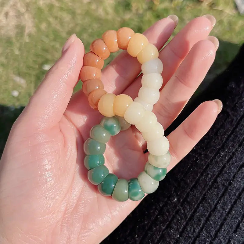 Natural Bodhi Root Finger Play Bracelet for Soft Touch