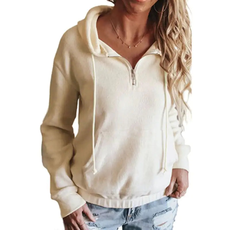 Silver Fox Hooded Pullover Jacket for Women