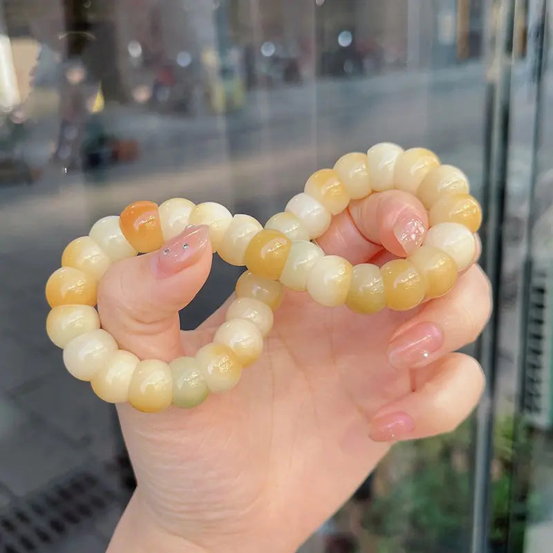 Natural Bodhi Root Finger Play Bracelet for Soft Touch