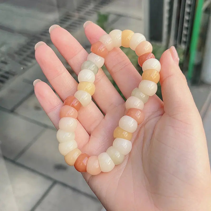 Natural Bodhi Root Finger Play Bracelet for Soft Touch