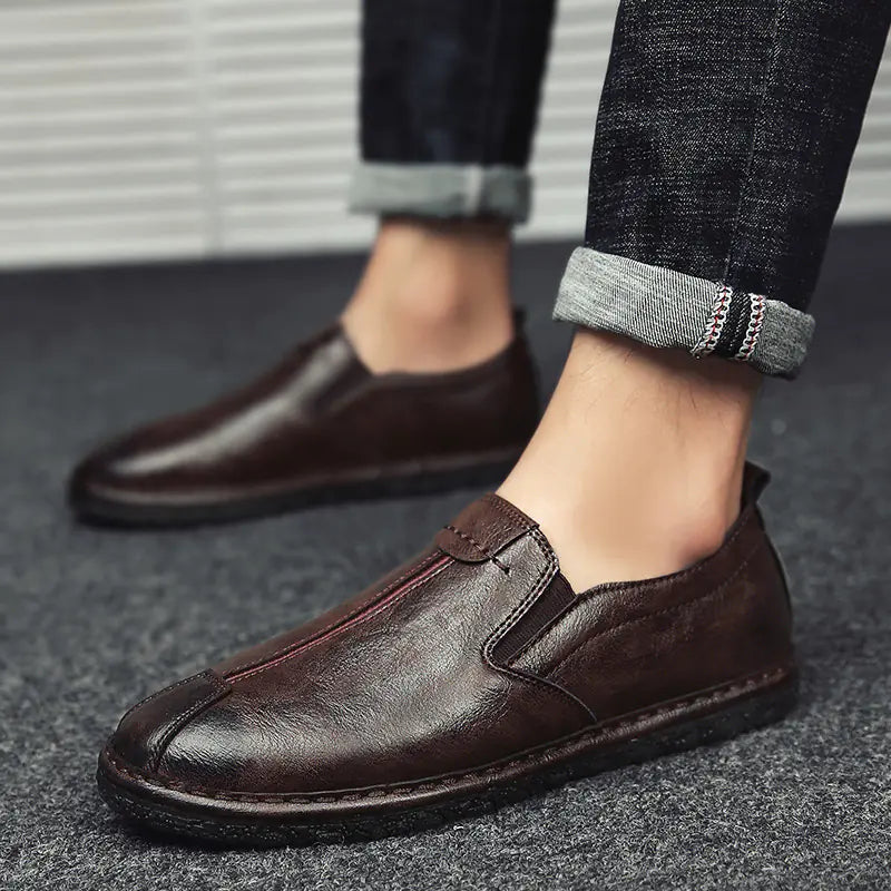 Stylish Spring Men's Slip-On Loafers for Casual Wear