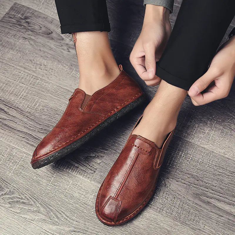 Stylish Spring Men's Slip-On Loafers for Casual Wear
