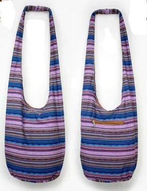 Travel Crossbody Bag, Artistic Fabric Shoulder Bag