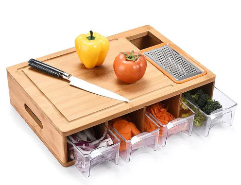 Square Bamboo Cutting Board for Household Use