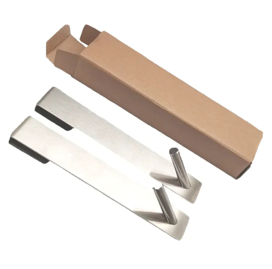 Punch-Free Stainless Steel Bathroom Hook