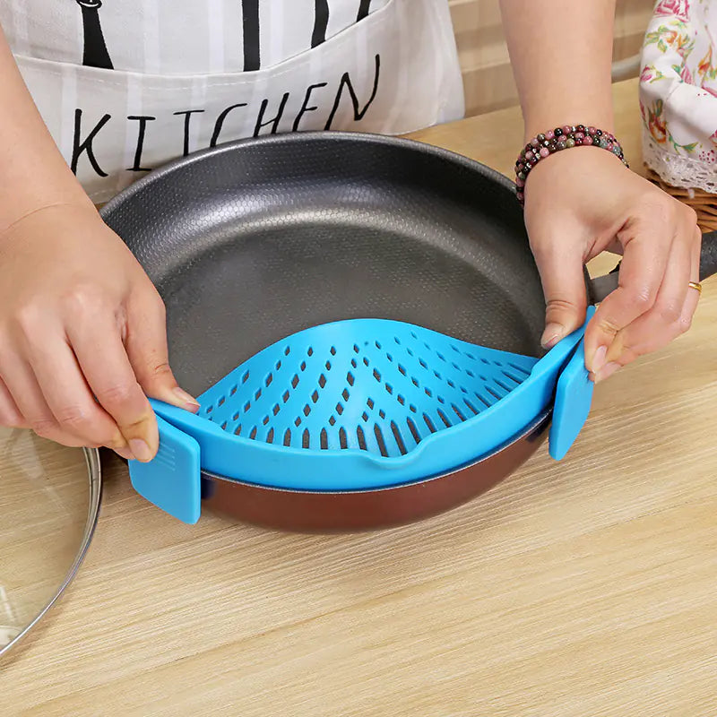 Kitchen Drain Rack, Vegetable Strainer, Leak-proof Design