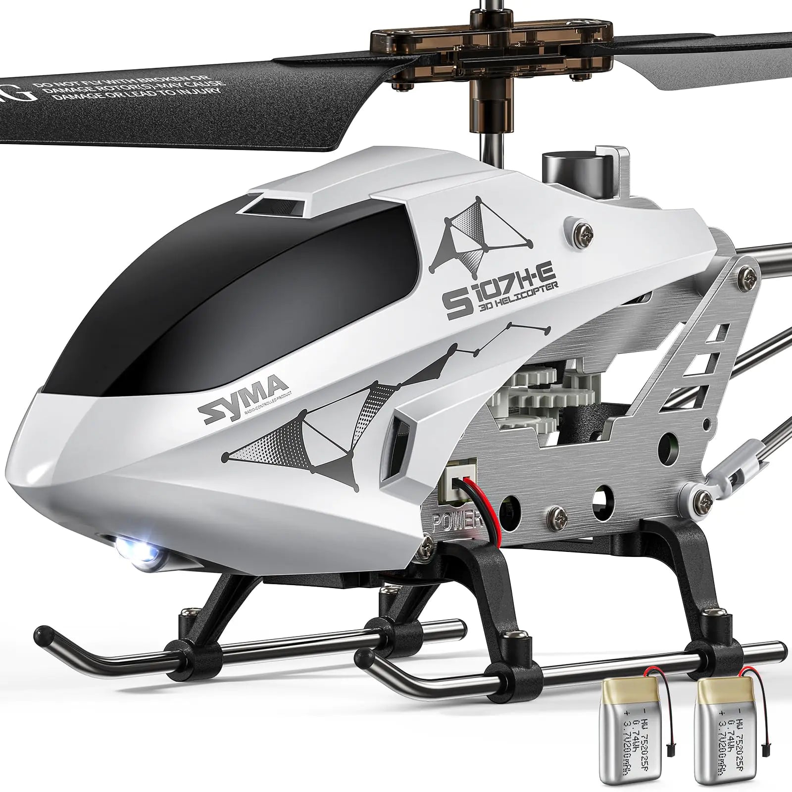 SYMA Remote HelicopterRC Helicopter Toys for Boys with 16Mins Flight(2 Batteries)Altitude HoldOne Key Take Off/Landing3.5 ChannelGyro StabilizerRC Airplane Toys for 8-12 Boy Girl